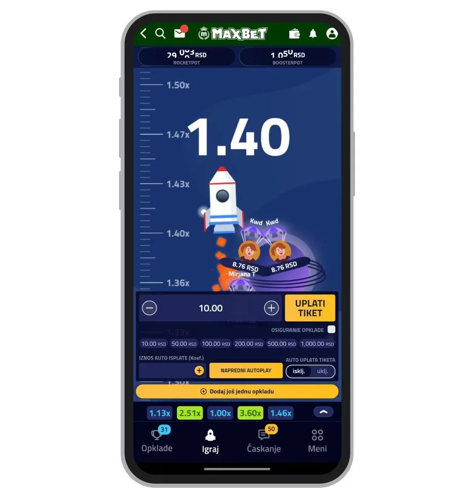 CRASH GAMES APP FEATURES