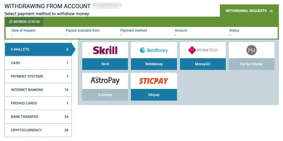 1XBET WITHDRAWAL TIMES